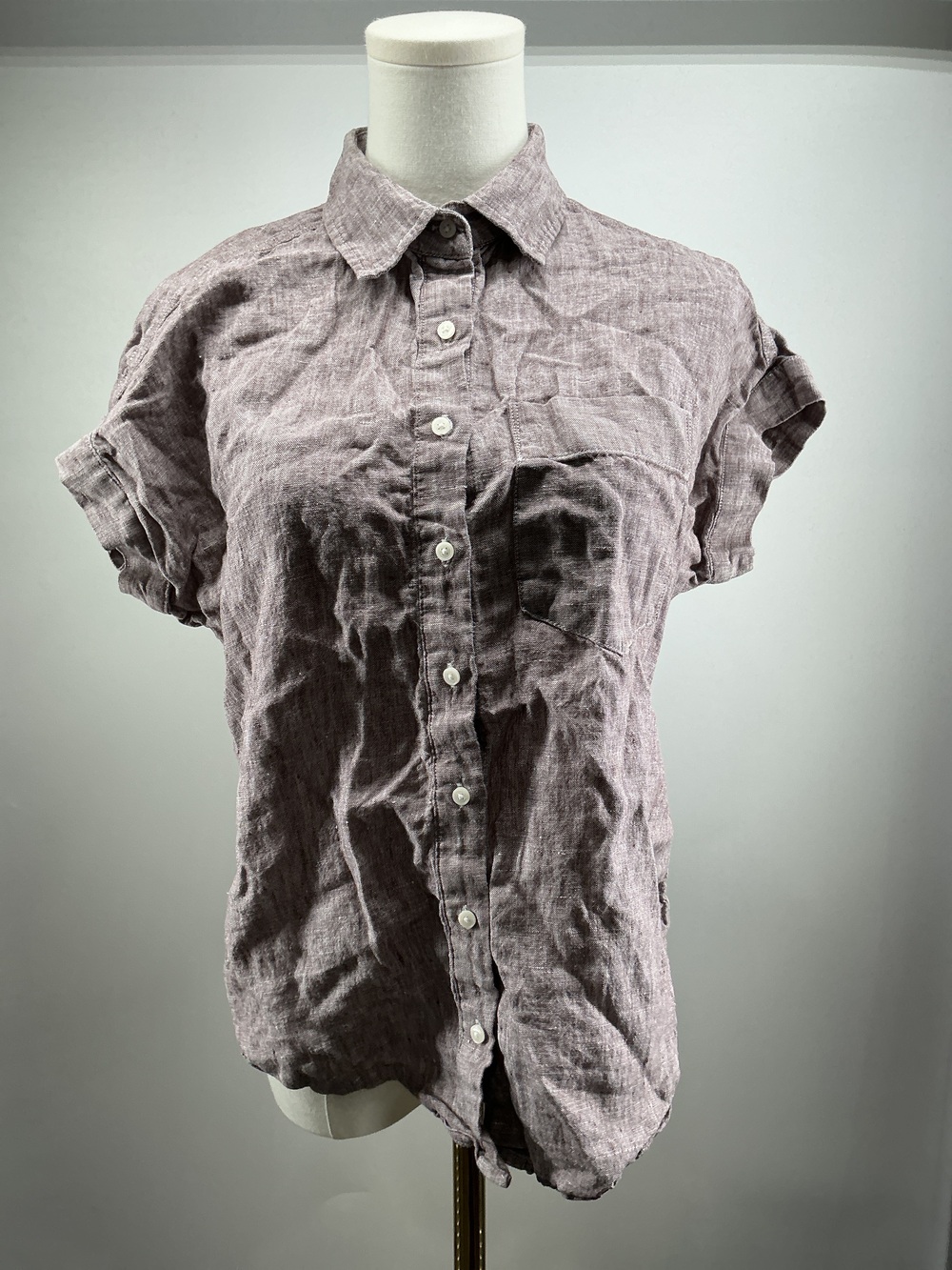 100% European Linen Camp Shirt